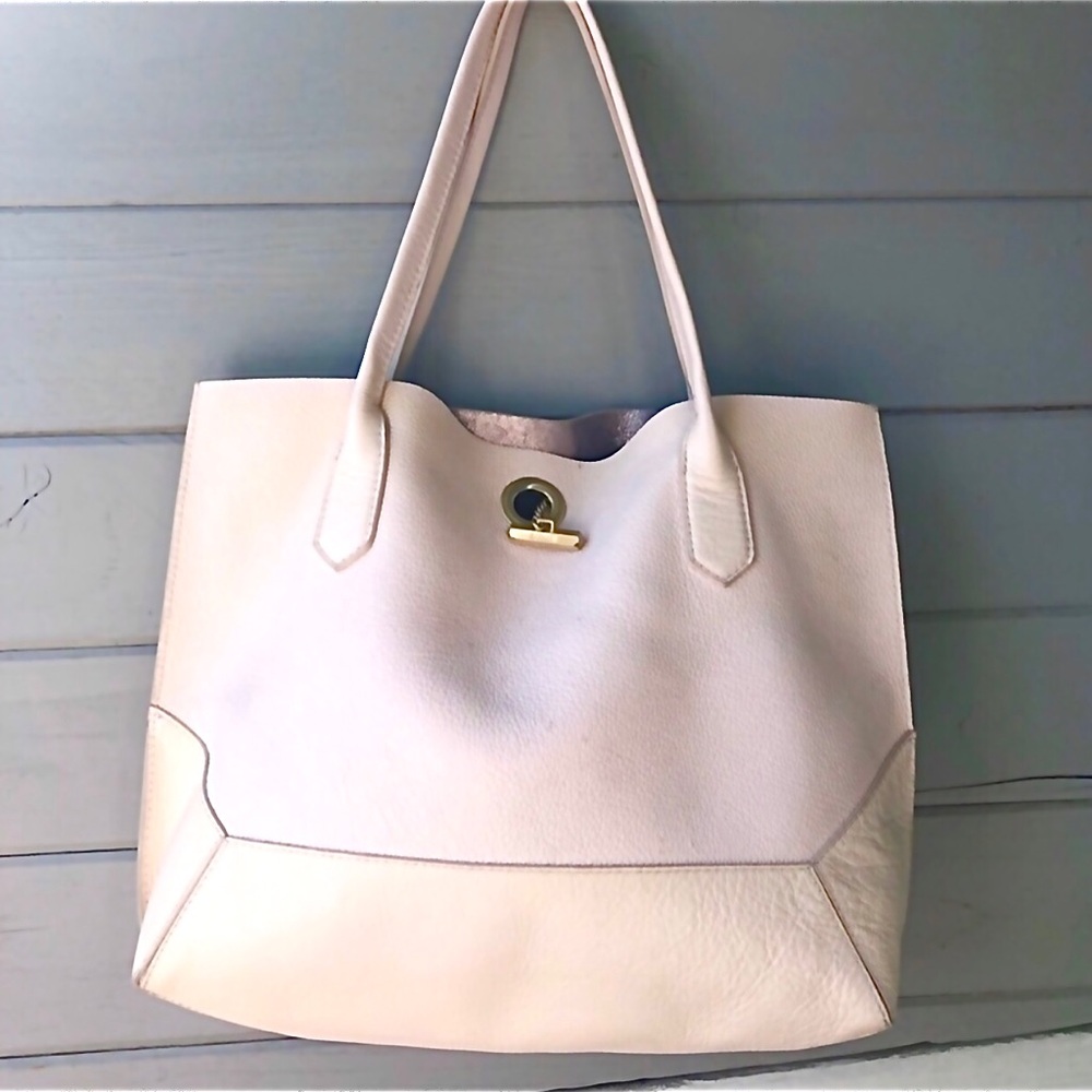 Botkier Waverly leather blush pink tote bag.